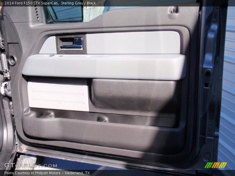 Sterling Grey / Black 2014 Ford F150 STX SuperCab