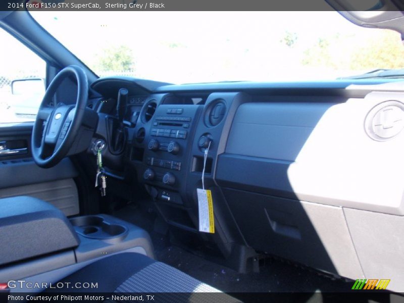 Sterling Grey / Black 2014 Ford F150 STX SuperCab