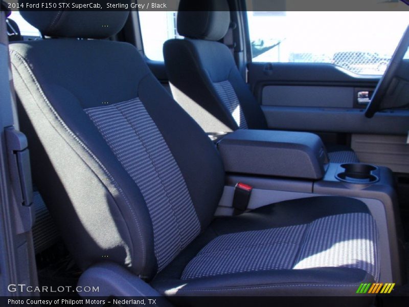 Sterling Grey / Black 2014 Ford F150 STX SuperCab