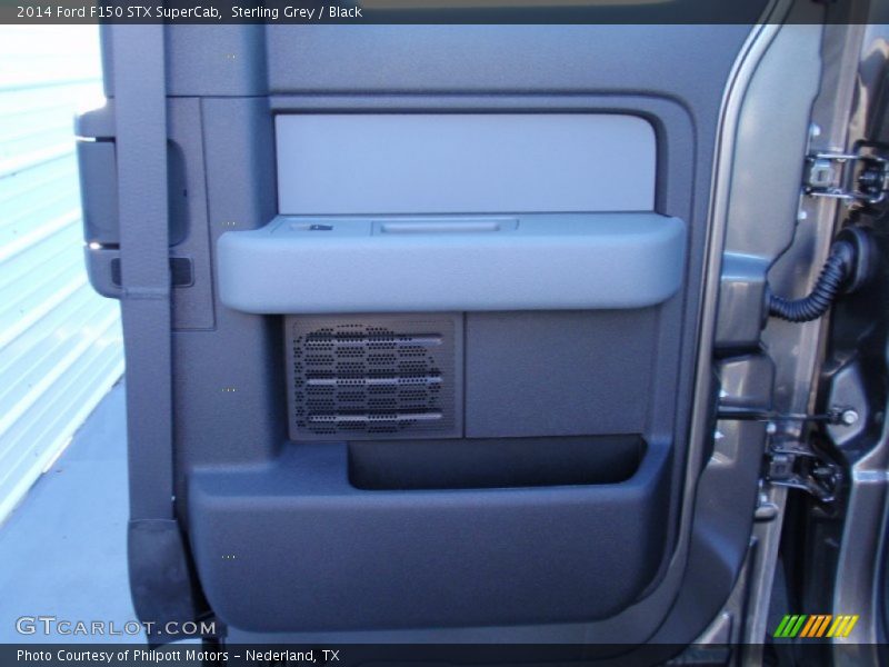 Sterling Grey / Black 2014 Ford F150 STX SuperCab