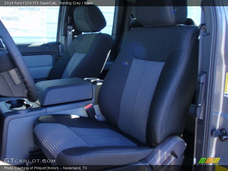 Sterling Grey / Black 2014 Ford F150 STX SuperCab