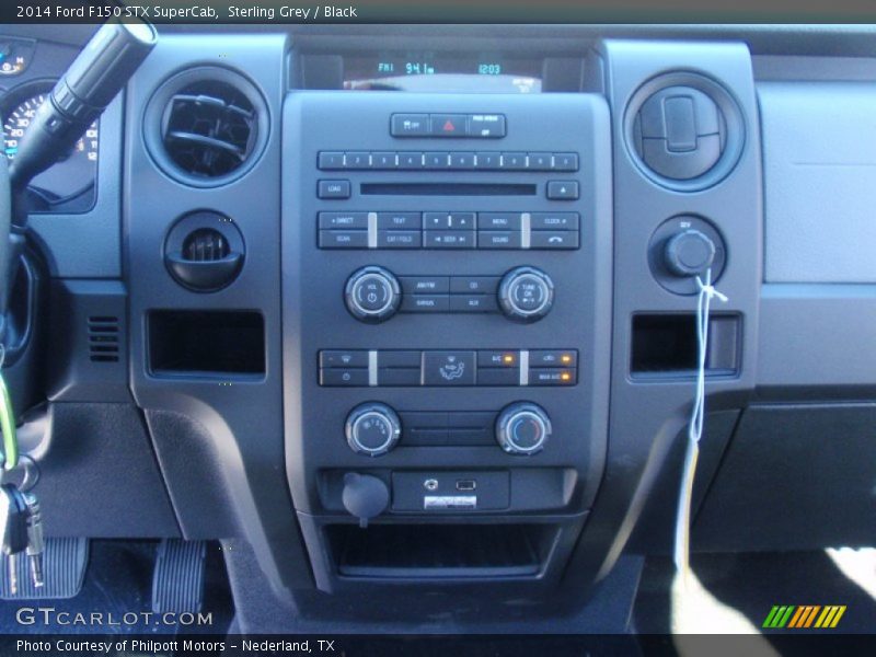 Sterling Grey / Black 2014 Ford F150 STX SuperCab
