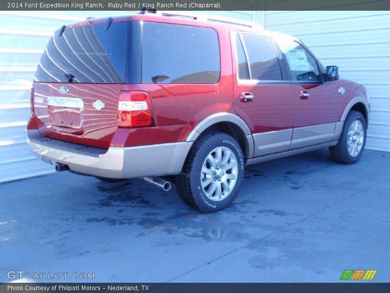 Ruby Red / King Ranch Red (Chaparral) 2014 Ford Expedition King Ranch