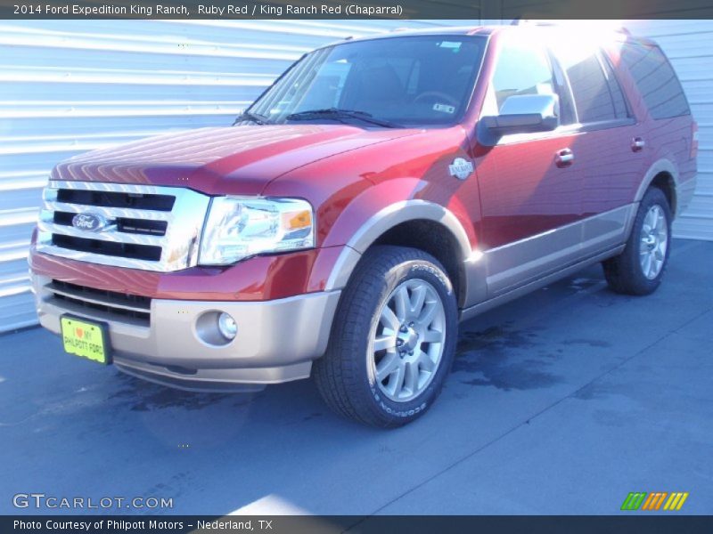 Ruby Red / King Ranch Red (Chaparral) 2014 Ford Expedition King Ranch