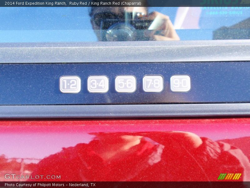 Ruby Red / King Ranch Red (Chaparral) 2014 Ford Expedition King Ranch