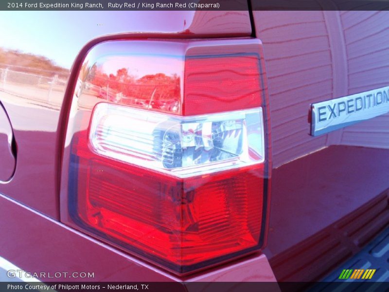Ruby Red / King Ranch Red (Chaparral) 2014 Ford Expedition King Ranch