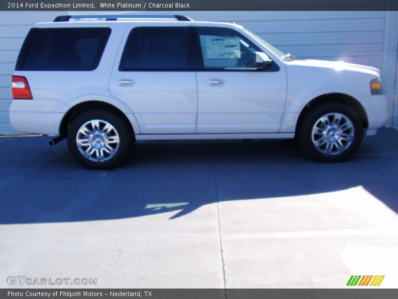 White Platinum / Charcoal Black 2014 Ford Expedition Limited