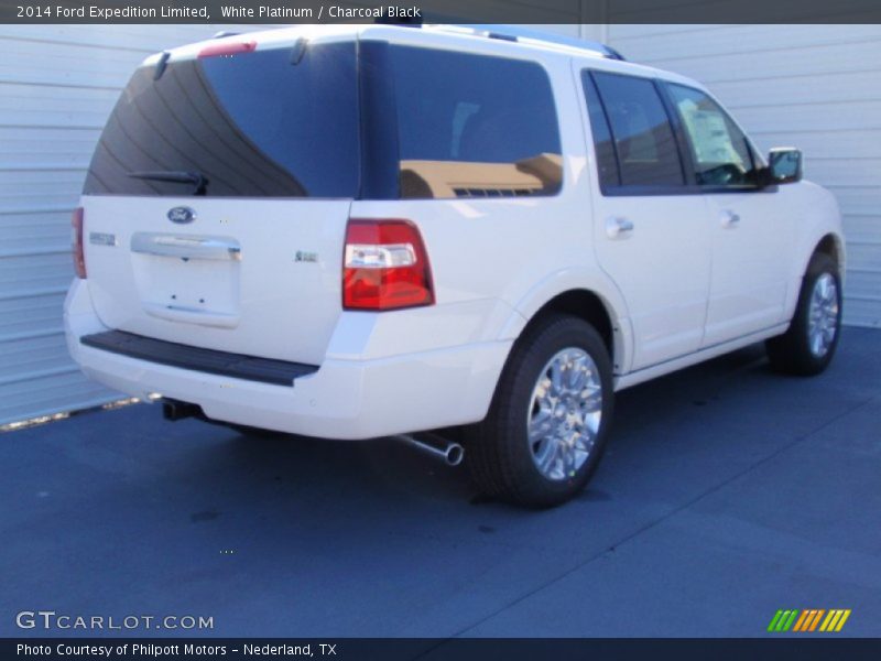 White Platinum / Charcoal Black 2014 Ford Expedition Limited
