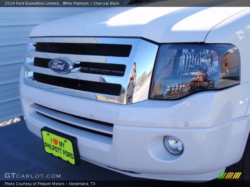 White Platinum / Charcoal Black 2014 Ford Expedition Limited