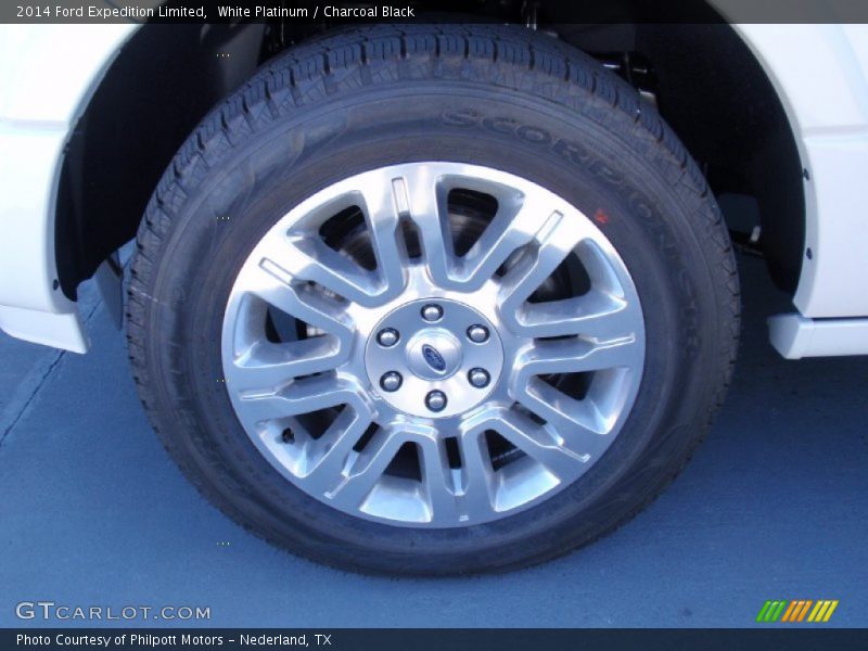 White Platinum / Charcoal Black 2014 Ford Expedition Limited