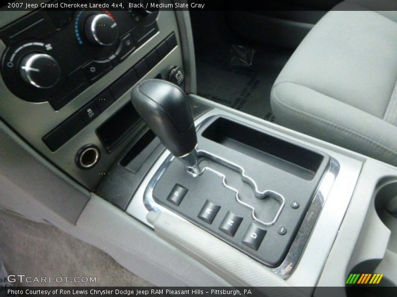 Black / Medium Slate Gray 2007 Jeep Grand Cherokee Laredo 4x4