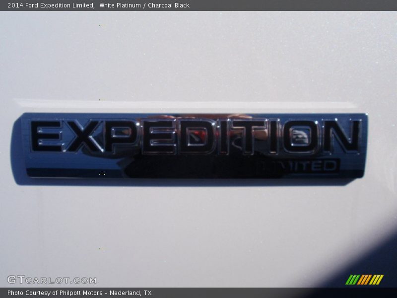 White Platinum / Charcoal Black 2014 Ford Expedition Limited