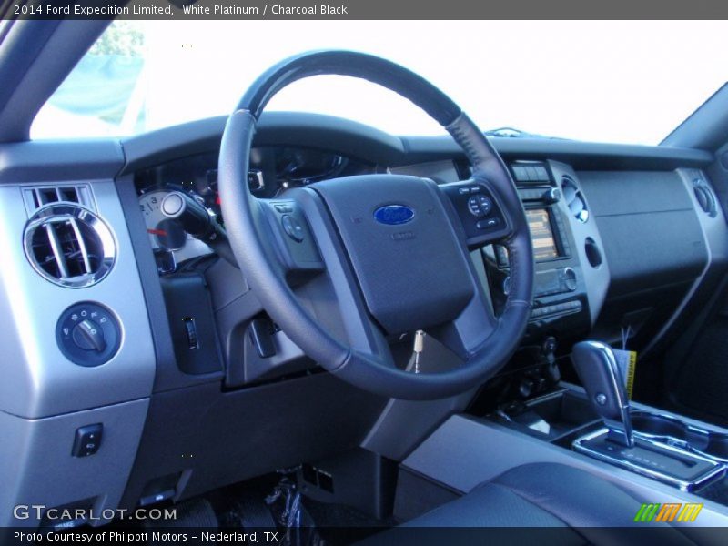 White Platinum / Charcoal Black 2014 Ford Expedition Limited