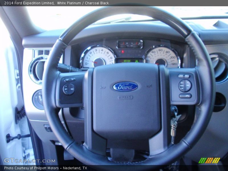 White Platinum / Charcoal Black 2014 Ford Expedition Limited