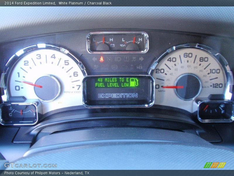 White Platinum / Charcoal Black 2014 Ford Expedition Limited