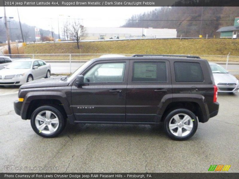 Rugged Brown Metallic / Dark Slate Gray/Light Pebble 2014 Jeep Patriot Latitude 4x4