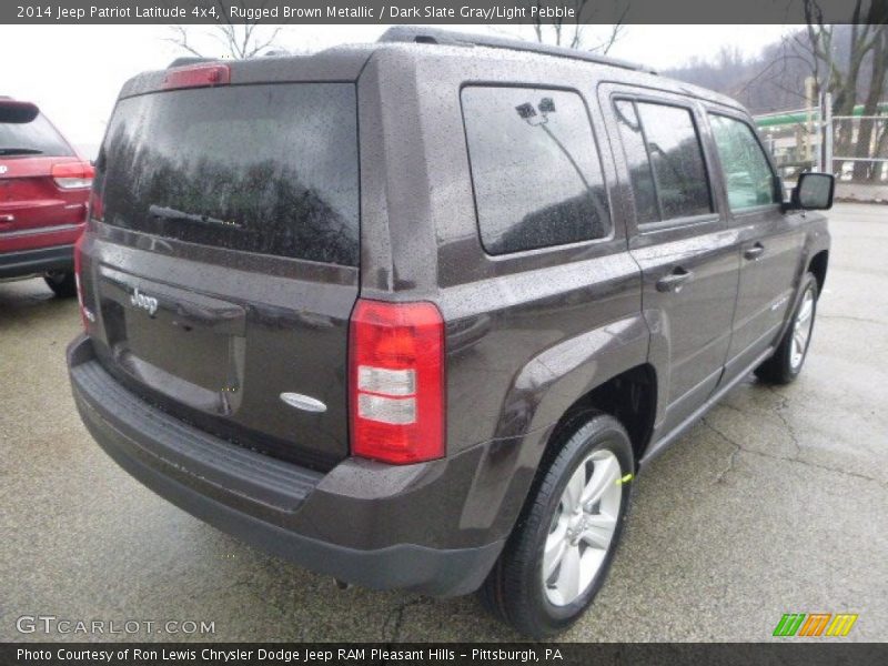 Rugged Brown Metallic / Dark Slate Gray/Light Pebble 2014 Jeep Patriot Latitude 4x4