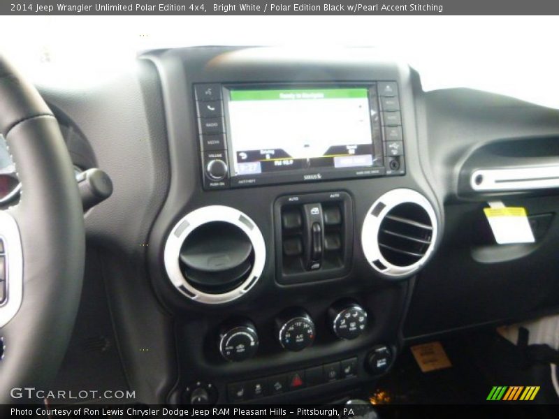 Bright White / Polar Edition Black w/Pearl Accent Stitching 2014 Jeep Wrangler Unlimited Polar Edition 4x4