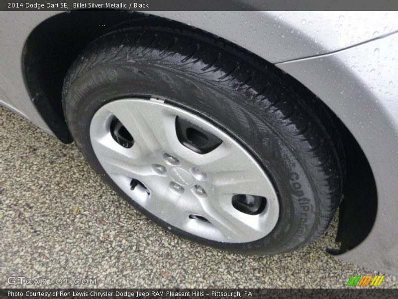 Billet Silver Metallic / Black 2014 Dodge Dart SE