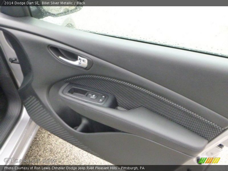 Billet Silver Metallic / Black 2014 Dodge Dart SE