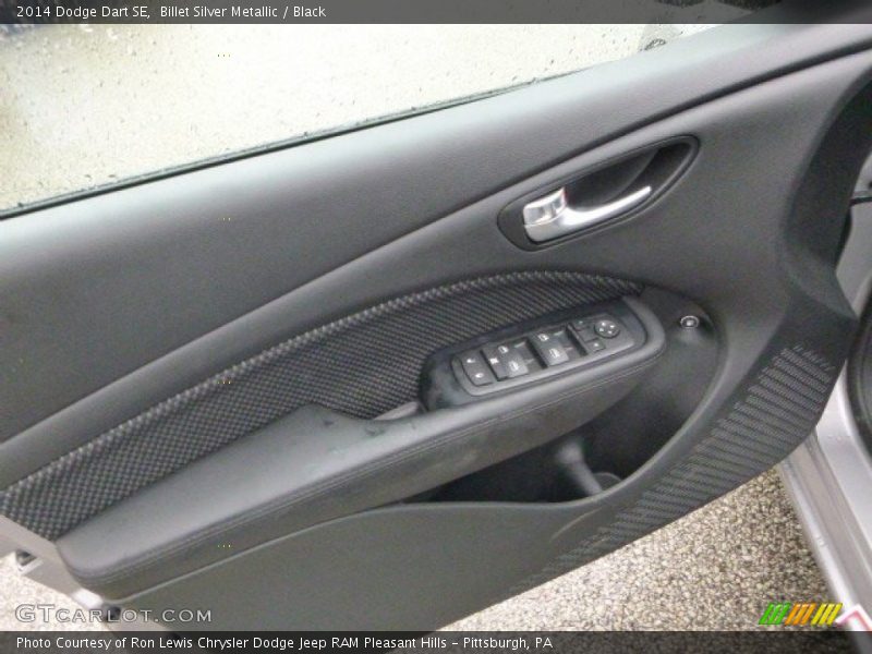 Billet Silver Metallic / Black 2014 Dodge Dart SE