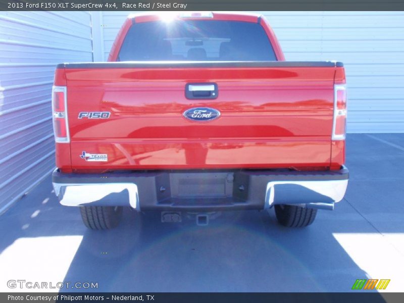 Race Red / Steel Gray 2013 Ford F150 XLT SuperCrew 4x4