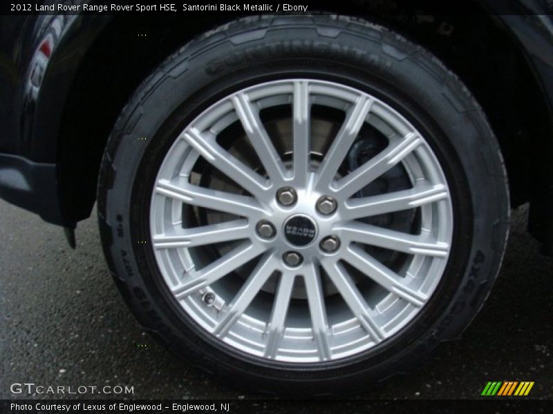 Santorini Black Metallic / Ebony 2012 Land Rover Range Rover Sport HSE