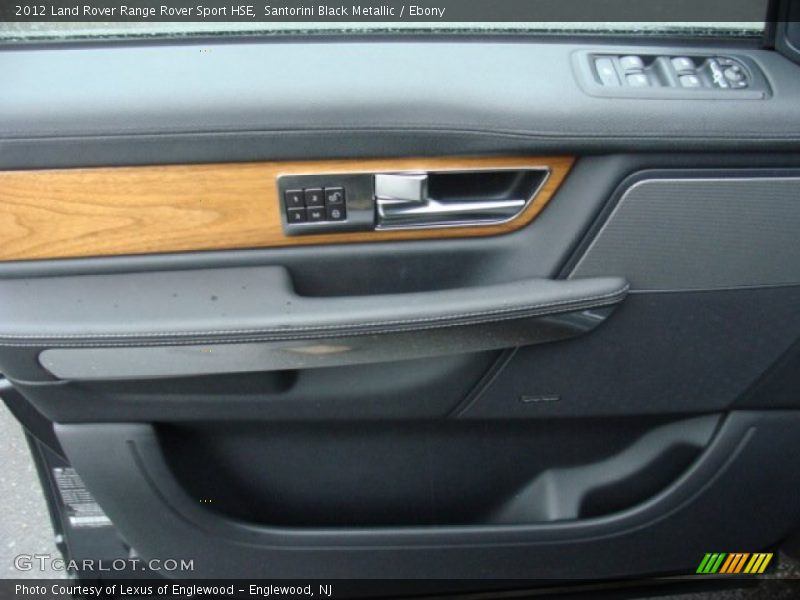 Santorini Black Metallic / Ebony 2012 Land Rover Range Rover Sport HSE