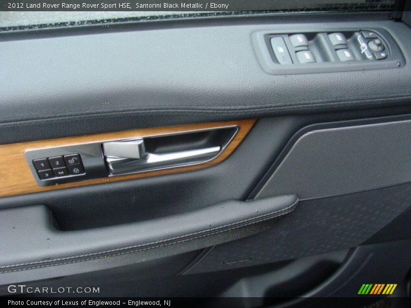 Santorini Black Metallic / Ebony 2012 Land Rover Range Rover Sport HSE