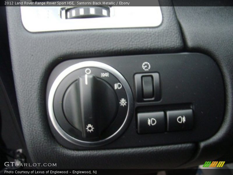 Santorini Black Metallic / Ebony 2012 Land Rover Range Rover Sport HSE