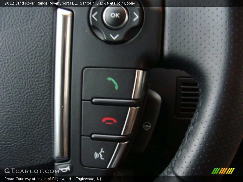 Santorini Black Metallic / Ebony 2012 Land Rover Range Rover Sport HSE
