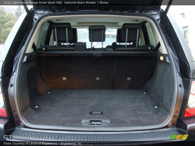 Santorini Black Metallic / Ebony 2012 Land Rover Range Rover Sport HSE