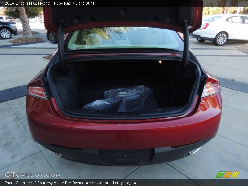 Ruby Red / Light Dune 2014 Lincoln MKZ Hybrid
