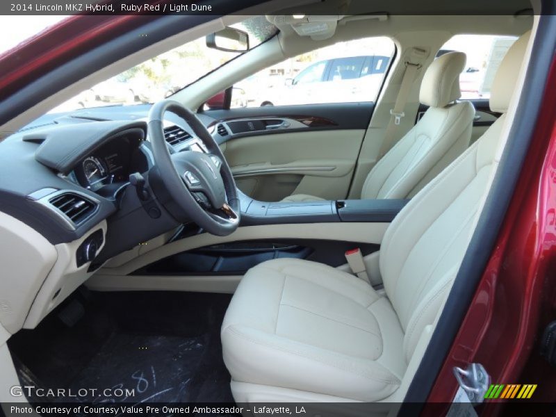 Ruby Red / Light Dune 2014 Lincoln MKZ Hybrid