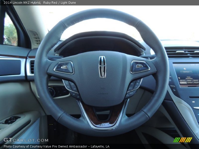 Ruby Red / Light Dune 2014 Lincoln MKZ Hybrid