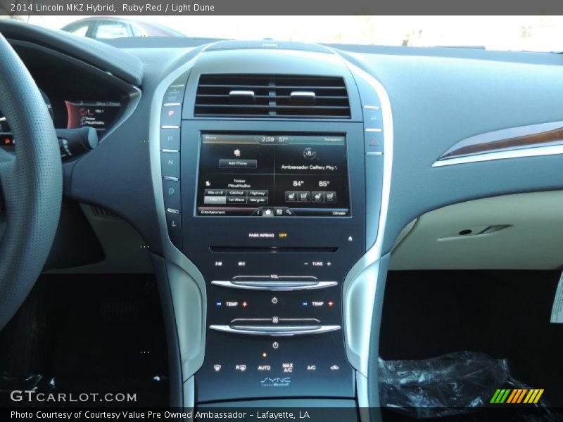 Ruby Red / Light Dune 2014 Lincoln MKZ Hybrid