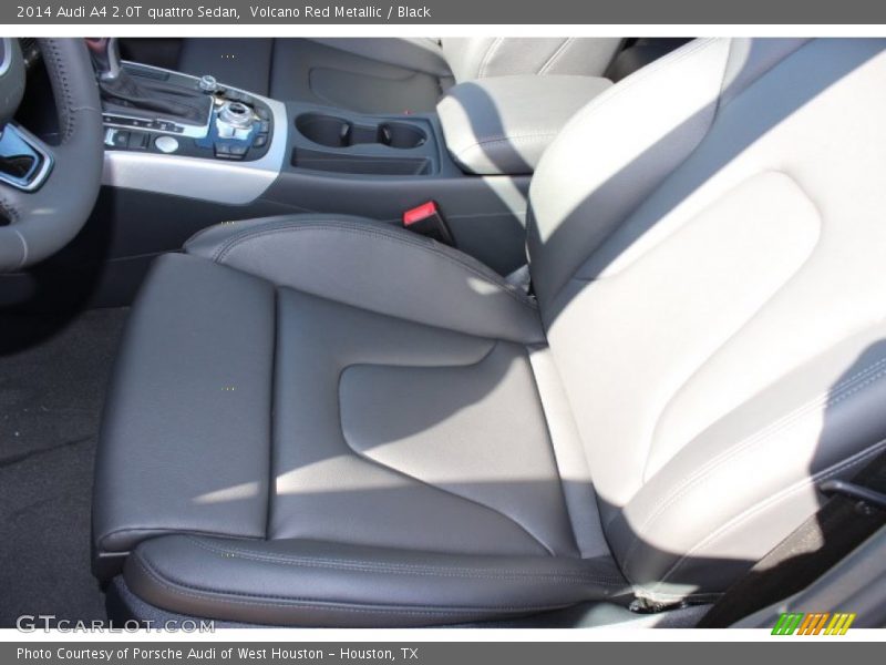 Volcano Red Metallic / Black 2014 Audi A4 2.0T quattro Sedan
