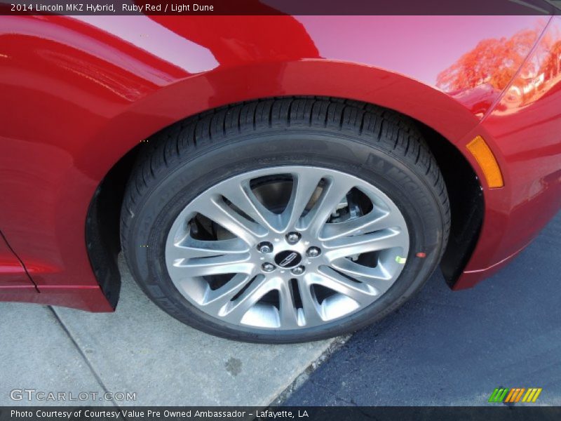 Ruby Red / Light Dune 2014 Lincoln MKZ Hybrid