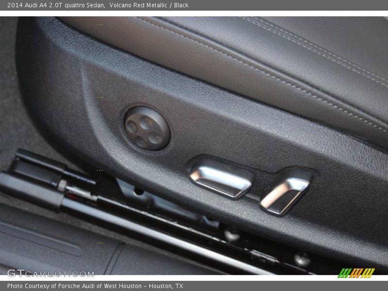 Volcano Red Metallic / Black 2014 Audi A4 2.0T quattro Sedan