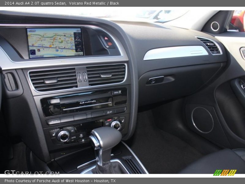 Volcano Red Metallic / Black 2014 Audi A4 2.0T quattro Sedan