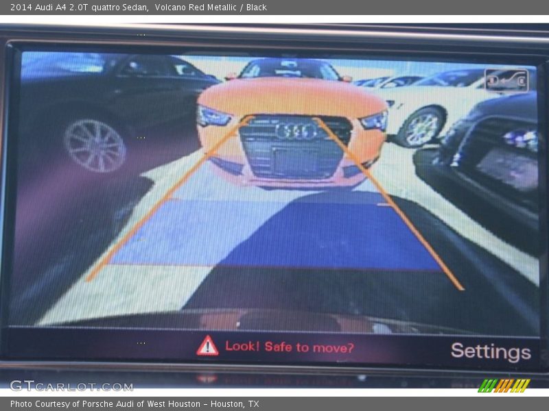 Volcano Red Metallic / Black 2014 Audi A4 2.0T quattro Sedan
