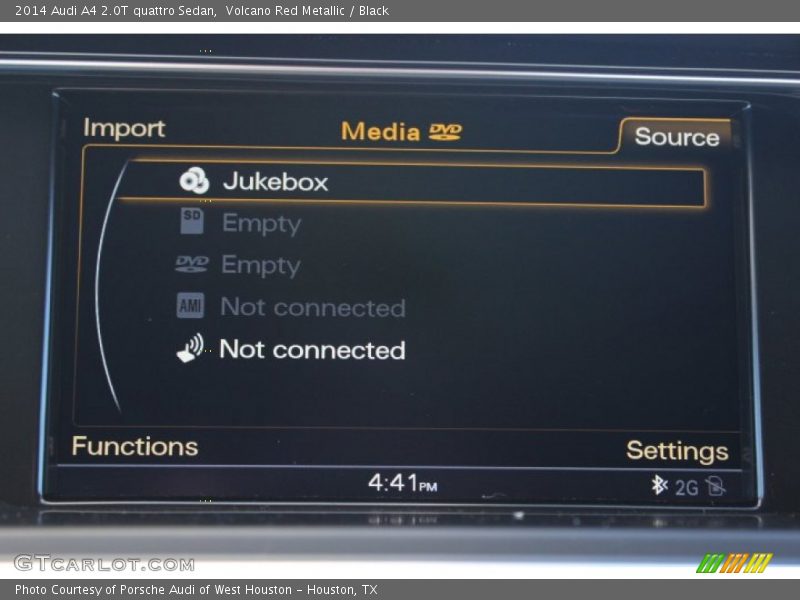 Volcano Red Metallic / Black 2014 Audi A4 2.0T quattro Sedan
