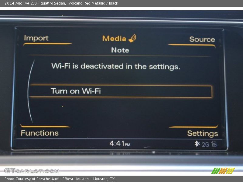 Volcano Red Metallic / Black 2014 Audi A4 2.0T quattro Sedan