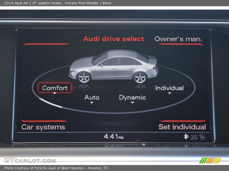 Volcano Red Metallic / Black 2014 Audi A4 2.0T quattro Sedan