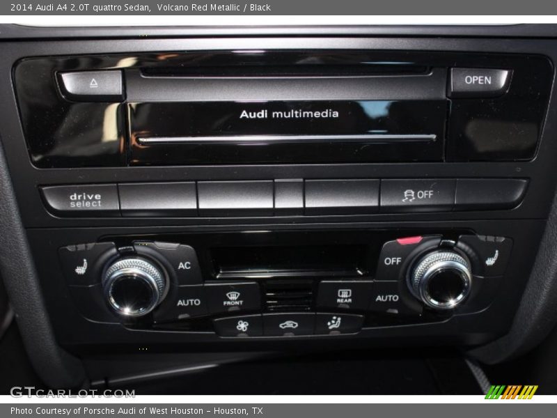 Volcano Red Metallic / Black 2014 Audi A4 2.0T quattro Sedan
