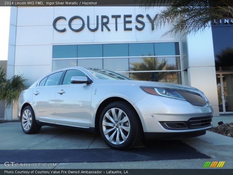 Ingot Silver Metallic / Hazelnut 2014 Lincoln MKS FWD