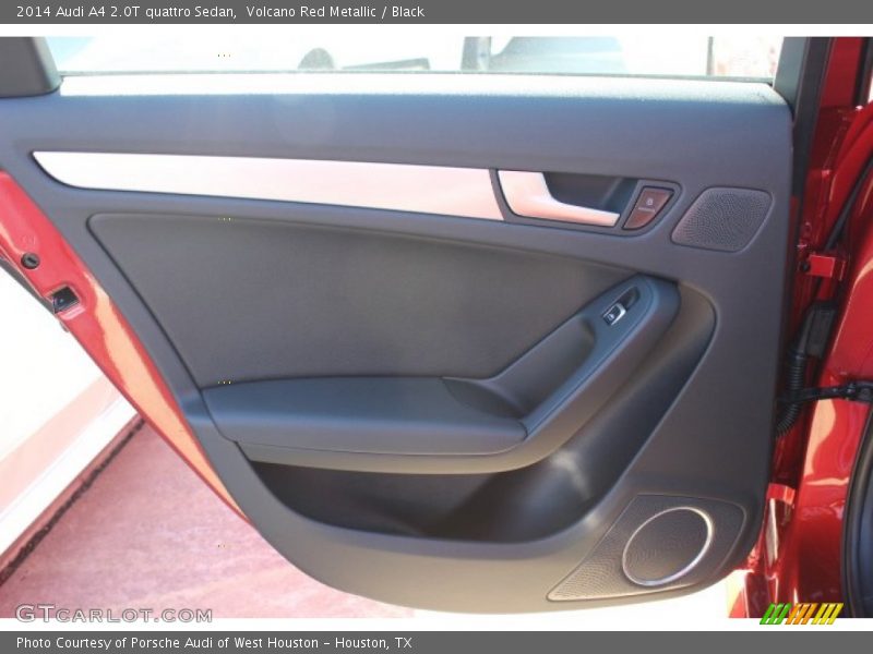 Volcano Red Metallic / Black 2014 Audi A4 2.0T quattro Sedan