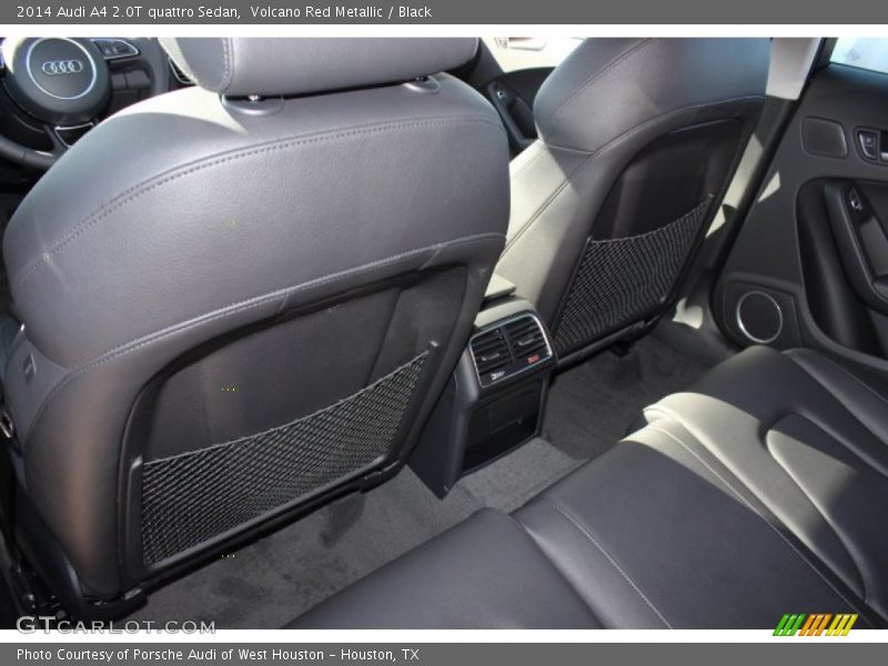 Volcano Red Metallic / Black 2014 Audi A4 2.0T quattro Sedan