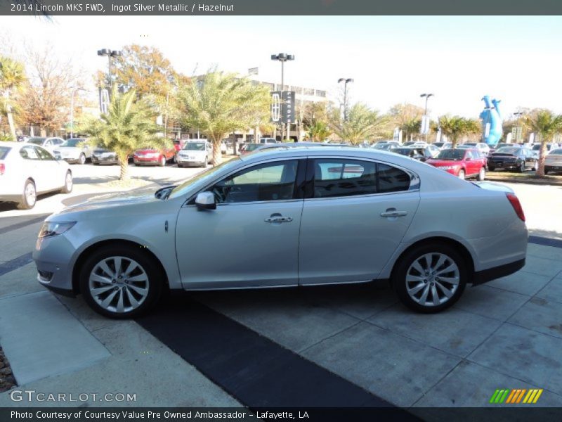 Ingot Silver Metallic / Hazelnut 2014 Lincoln MKS FWD