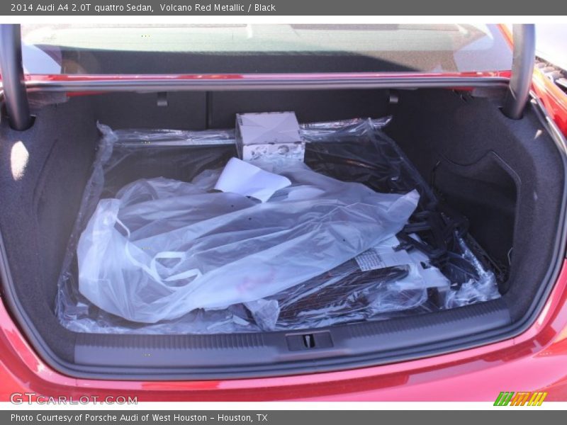 Volcano Red Metallic / Black 2014 Audi A4 2.0T quattro Sedan
